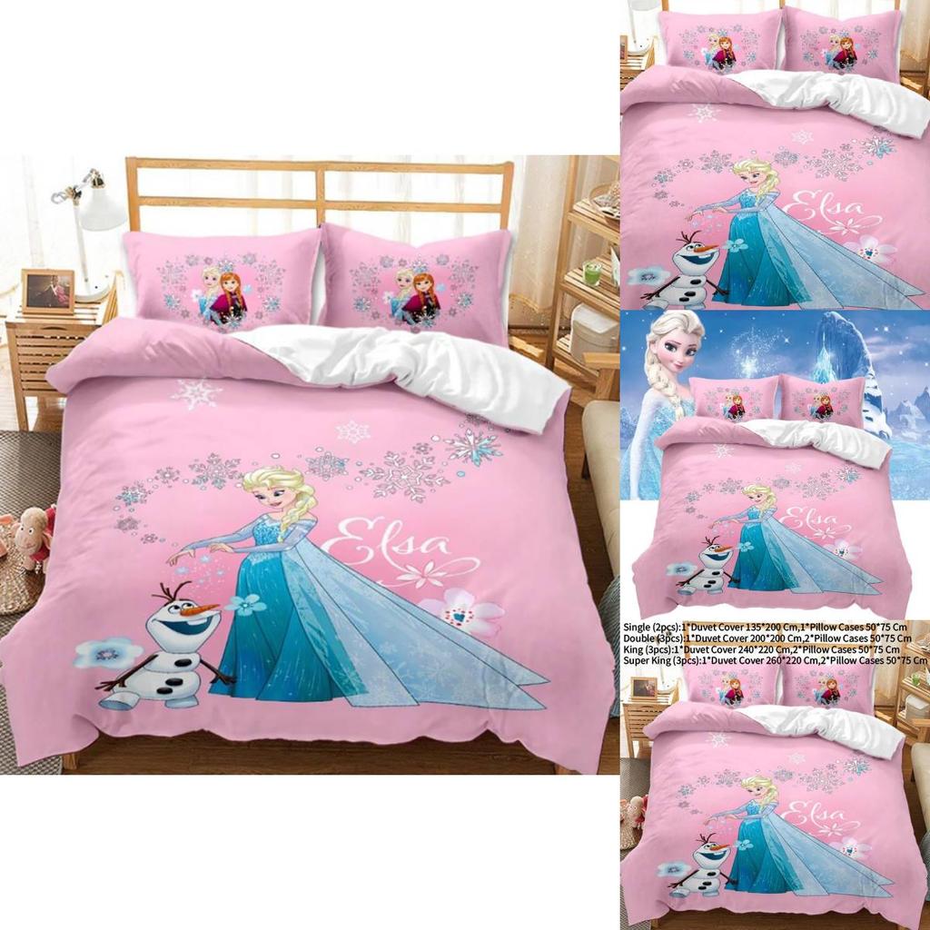 Замороженный Фланелевый Комплект Пододеяльника Для Декора Спальни И Подарка