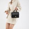 1pcs Pure Color Quilted Hand-held Small Square Bag Fashion Chain Messenger Bag One Shoulder Women's Bag
