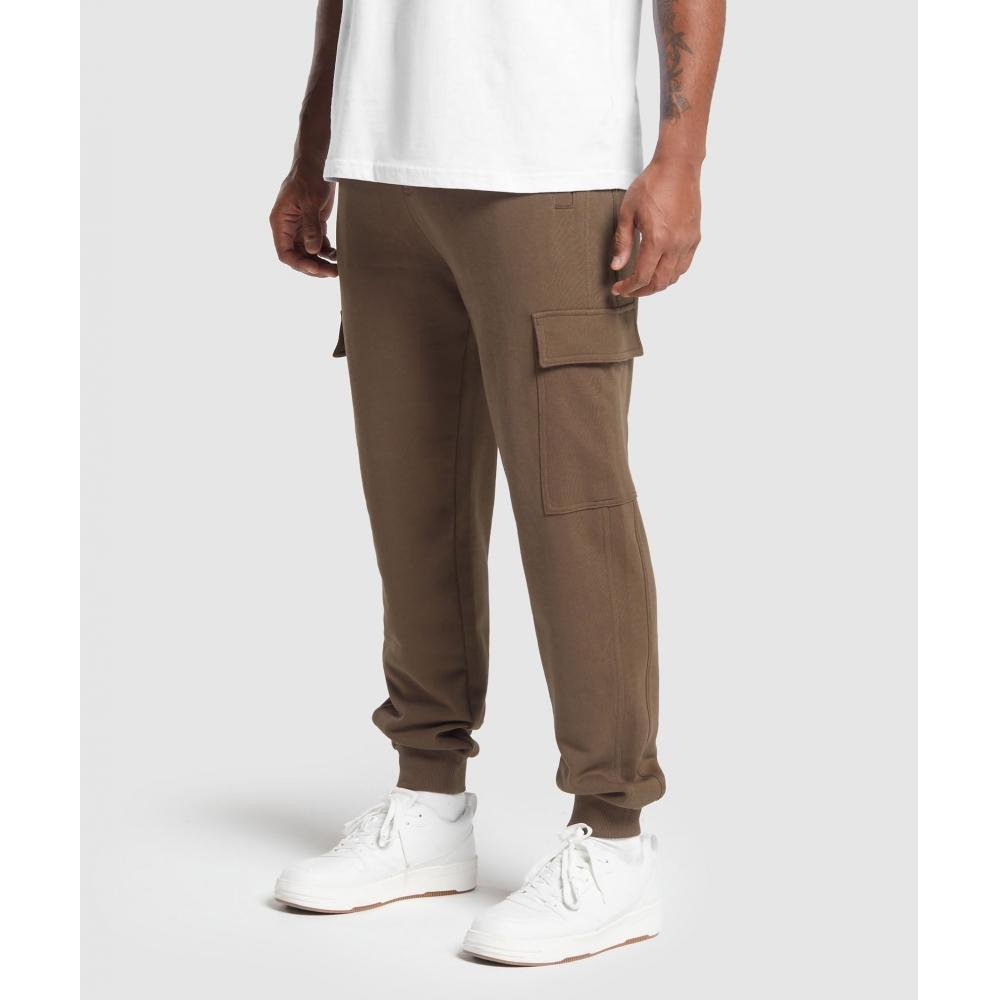 Gymshark Rest Day Essentials Cargo Joggers Penny Brown A6a2g Nbzm