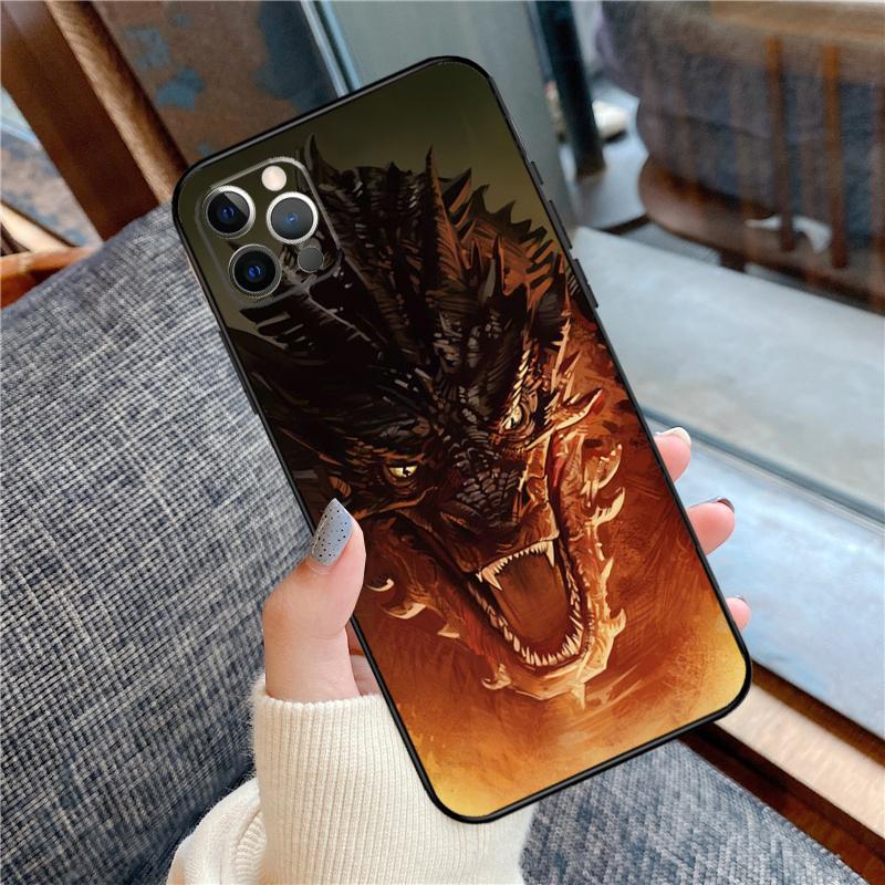 Dragon Cool Art Phone Case For iPhone 16 15 14 13 12 11 Pro Max 12 13 mini XR 15 16 Plus 16e Cover Shell