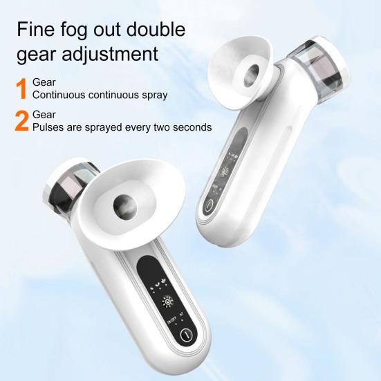 Подогреваемый нано-распылитель для глаз, портативный увлажнитель и успокаивающий крем для глаз с режимами горячего и холодного сжатия, перезаряжаемый паровой аппарат для снятия сухости глаз