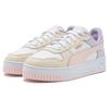 Puma Carina Street Бело-Розовые Женские Кроссовки Alpine Snow Кремовые Морозно-Розовые 389390-10