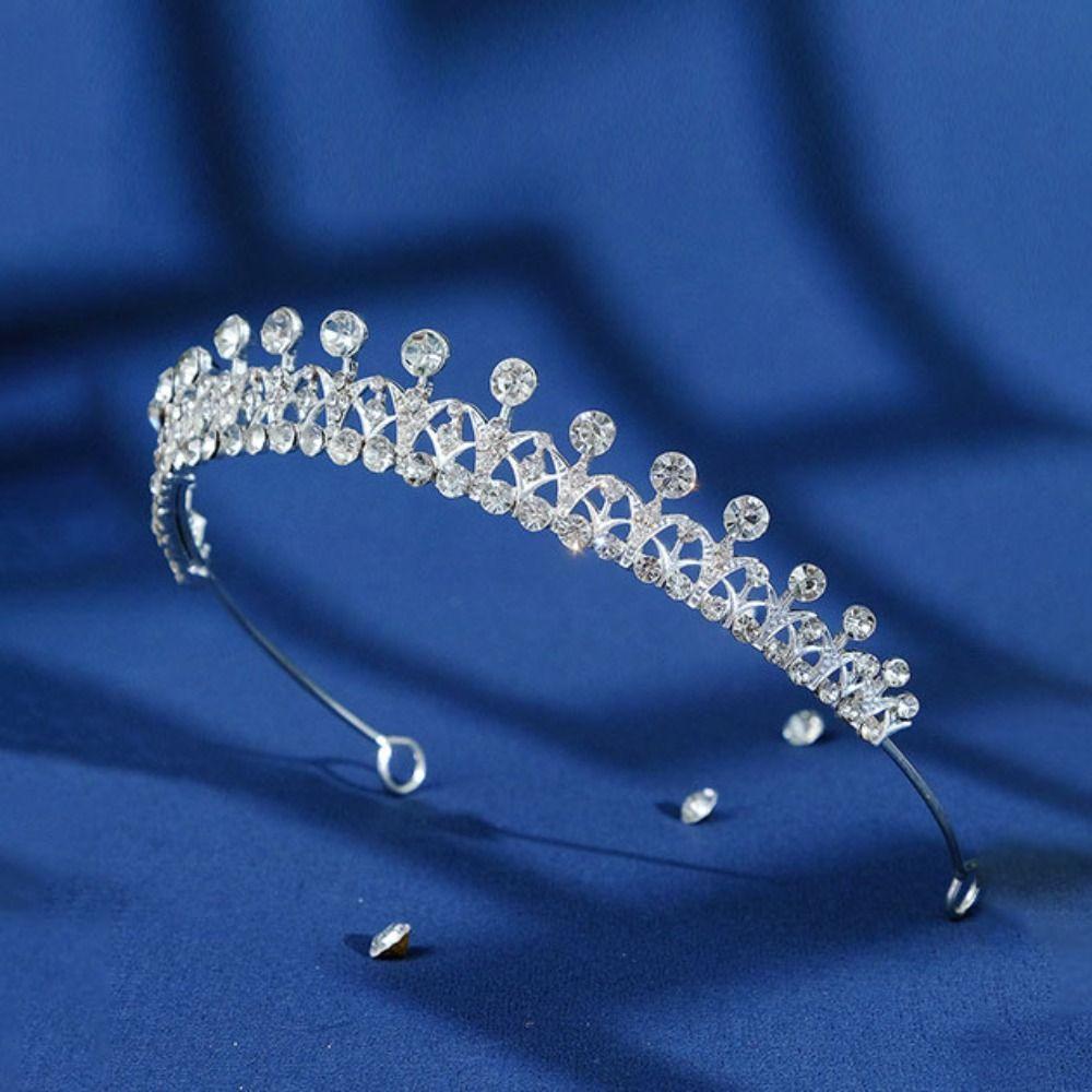 Hair Jewelry Wedding Hair Jewelry Zircon Princess Tiara Diadem Rhinestone Headband  Girls