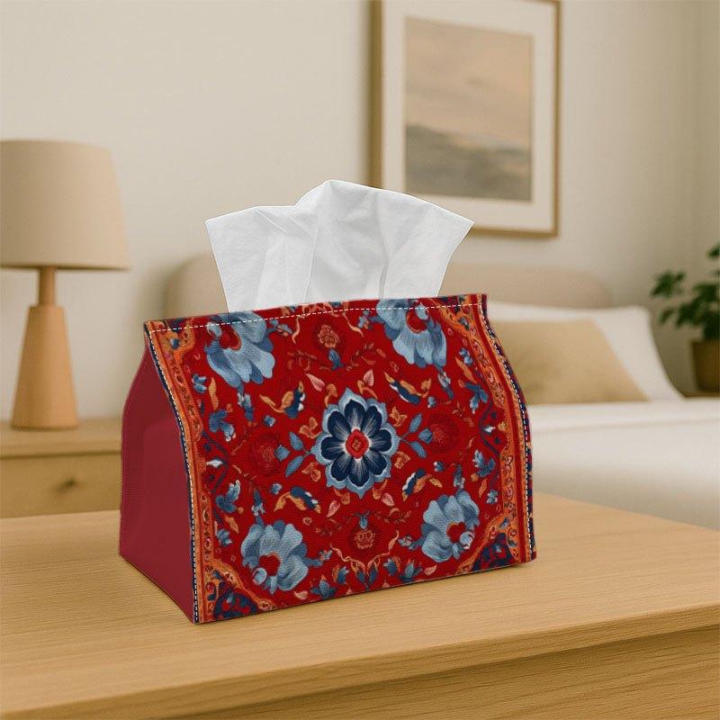 Design a Stylish And Colorful Tissue Box Holder with a Handkerchief Pattern, Perfect for Home Parties And Car Decoration. This Multifunctional Napkin