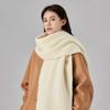 Circle Yarn High-end Wool Scarf Women's Winter Snow Atmosphere Scarf Simple Versatile Long Shawl