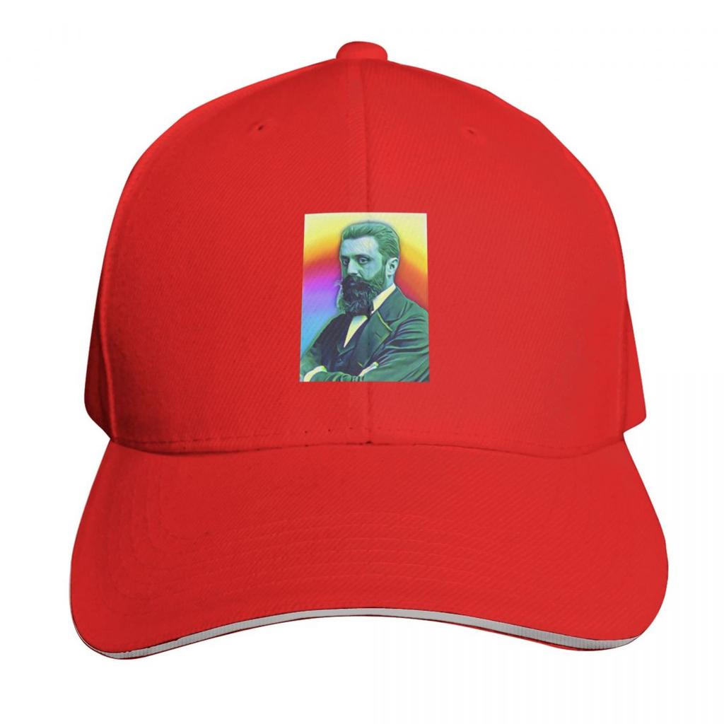 Theodor Herzl Artwork Theodor Herzl Portrait Theodor Herzl Wall Art Baseball Cap hiking hat Ball Cap FeUnisex Unisexs