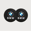 For BMW M 50th Anniversary 3 5 7 series E83 F16 E70 X1 X2 X3 X5 X6 Car Carbon Fibre Water Cup Pad Holder Anti-slip Coasters Mat jbvr38