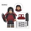 Cartoon Ninja Series Minifigures Naruto Uzumaki Children Assembled Building Block Doll Toys For Kids Educational