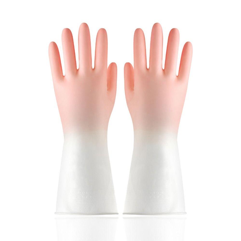 Housework Household Dishwashing Cleaning Tool Rubber Gloves Cleaning Gloves Silicone Gloves