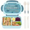 Leak-proof Lunchbox with Cutlery, Microwave-safe, with Compartments. Ideal for School, Work and Outdoor Meals. Back-to-school Season less