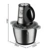 Stainless Steel Electric Meat Grinder, Stuffing And Vegetable Mincing Machine, Household Double-Speed Cooking Machine