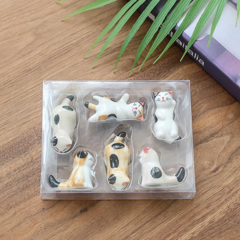 5/6 шт японский керамический держатель для палочек для еды Lucky Cat подушка для палочек для еды El Restaurant держатель для ручек столовый декор