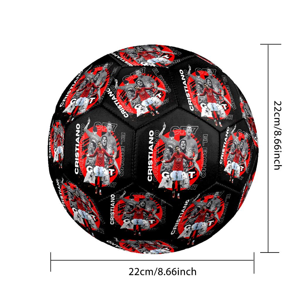Cristiano Ronaldo Size 5 Football Machine Sewn Indooroutdoor Universal Football Unique Gift For Soccer Lovers
