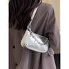 Premium Pearlescent Silver Small Bag Women's 2025 New Versatile Shoulder Mahjong Bag Underarm Bag Messenger Bag