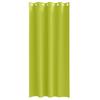 Blackout Curtains with Rings 2 pcs Green 245 x 140 cm