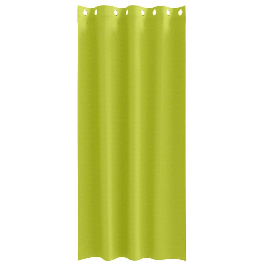 Blackout Curtains with Rings 2 pcs Green 245 x 140 cm