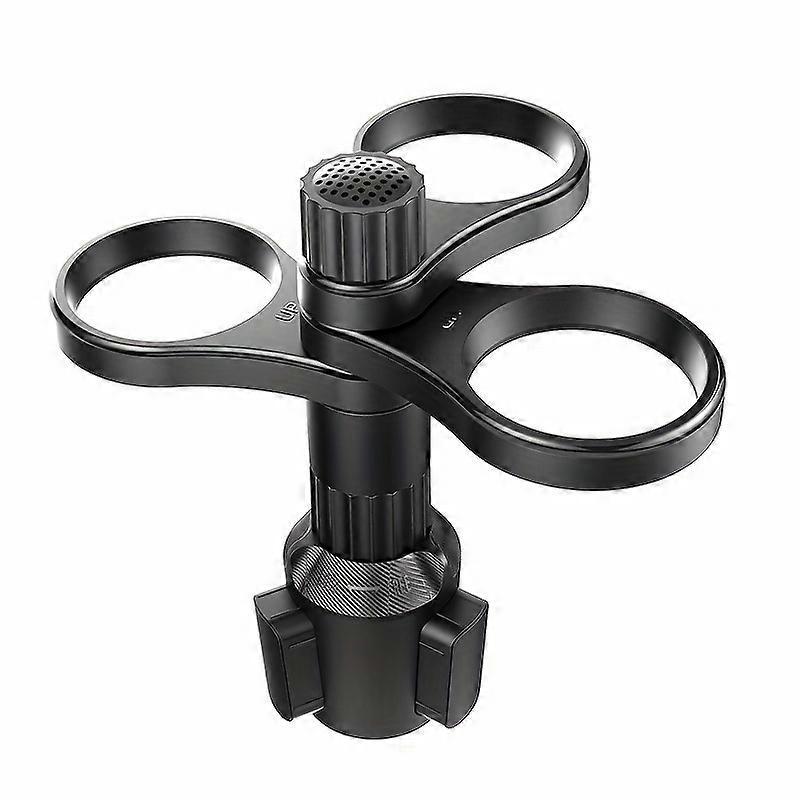 Multifunctional and convenient car cup holder, black