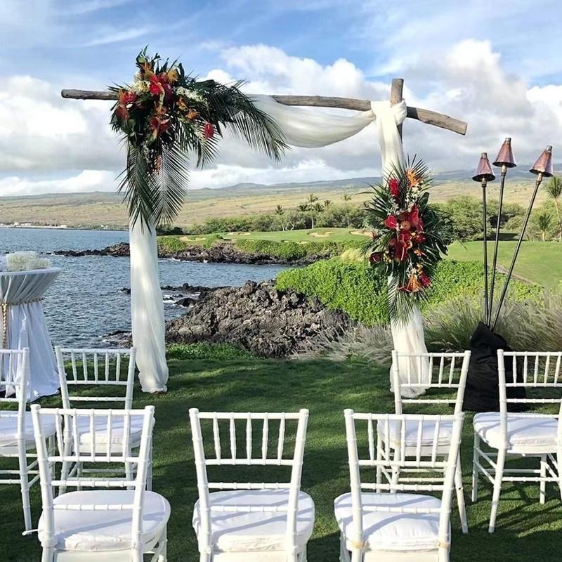 50cmx100m Roll Tulle Sheer Crystal Organza Roll Fabric White for Party Wedding Decoration Events Photocall Backdrop Props Stage Decor