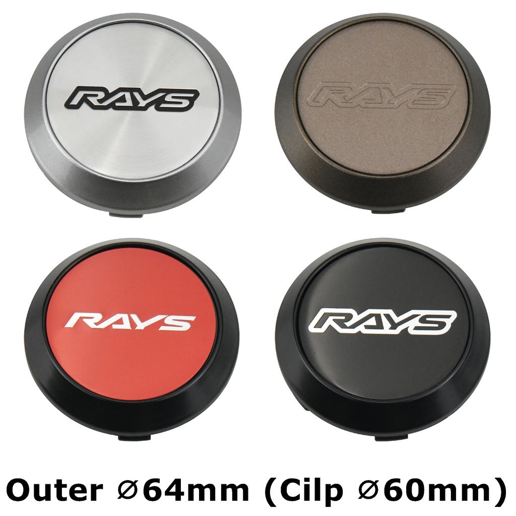 DBS3 4PCS New 64MM OD / 60MM ID Cap For Rims RAYS VOLK VR GRAM Emblem Wheel Center Cap Sport Car Logo Wheel Cover Hub caps