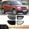 Подходит для вентиляционного отверстия крыла Land Rover Range Rover Sport 2006: Серая окантовка, Серебристая сетка, Серебристая полоса, Полностью черная.