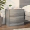 VidaXL Bedside Table Sonoma Grey 40x30x40 Cm Engineered Wood 815407