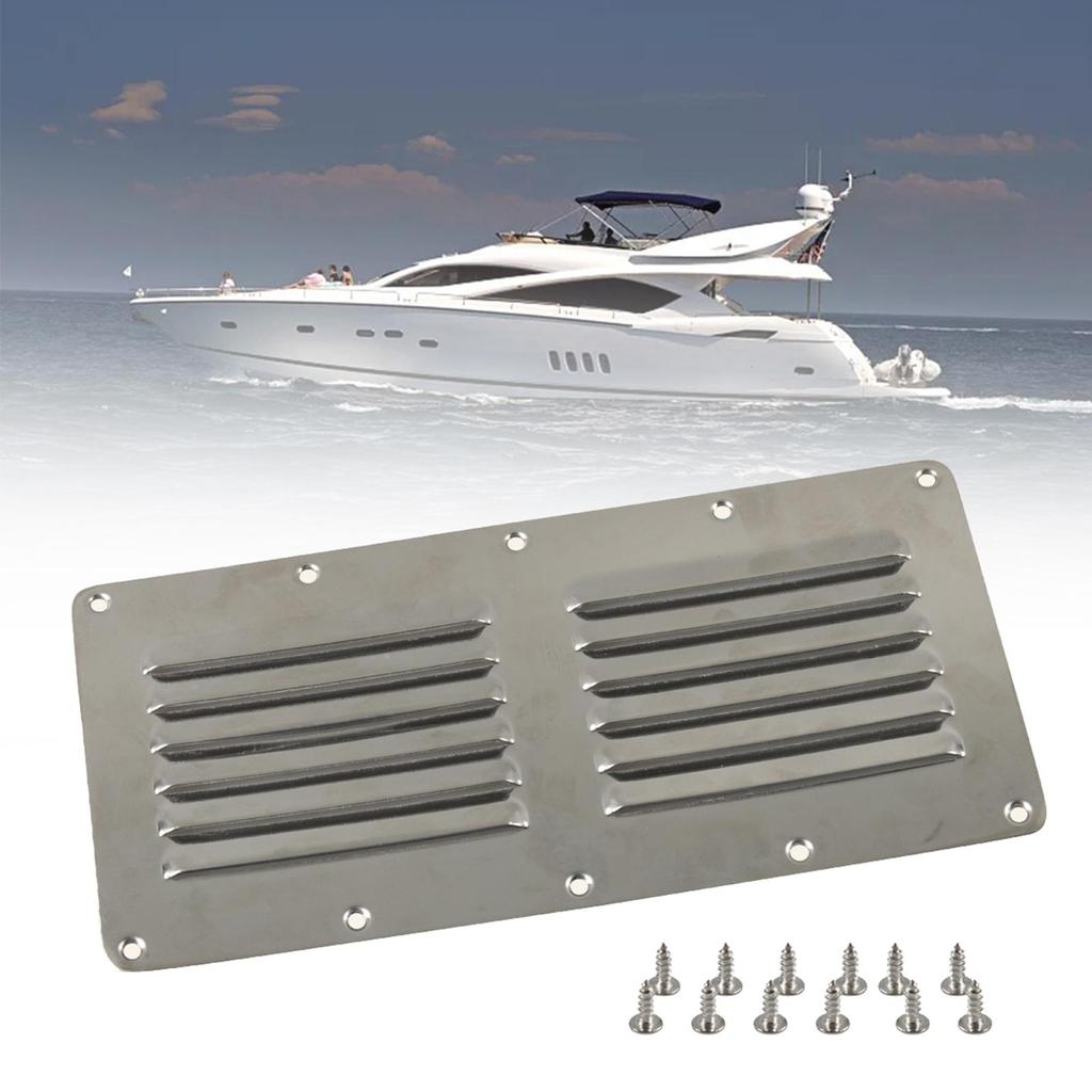 Boat Louver Vent Fittings Louvered Ventilator Replaces Accessories for Caravan Boat Hardware Fitting Marine Air Grill