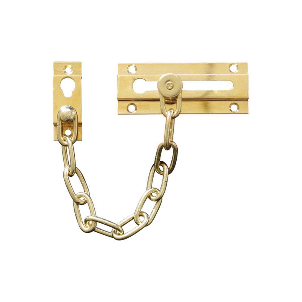 with Screws Decorative Chain Bolt Door Chain Sliding Door Lock Door Safety Guard Door Hardware
