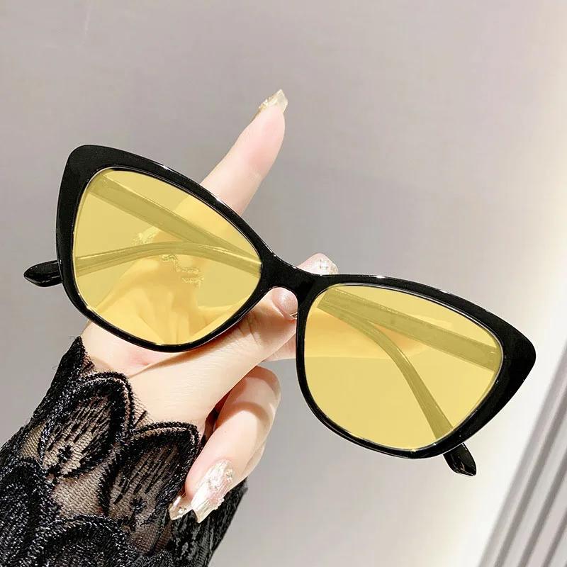 Cat Eye Night Vision Myopia Glasses for Women Men Ultra-light Near Sight Eyewear Fashion Prescription Glasses Diopter 0 To -4.0