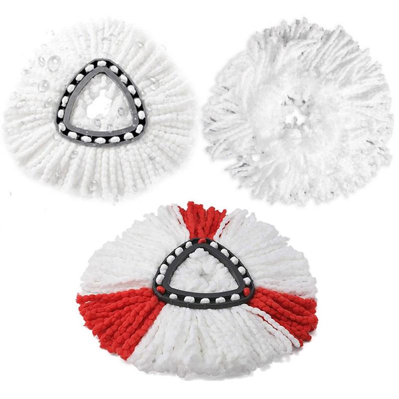 Rosfix Obrotowy Wkład do Mopa 38 cm – Mikrofibra | Zestaw 3 Sztuk | Pasuje do Vileda i Easy Wring and Clean