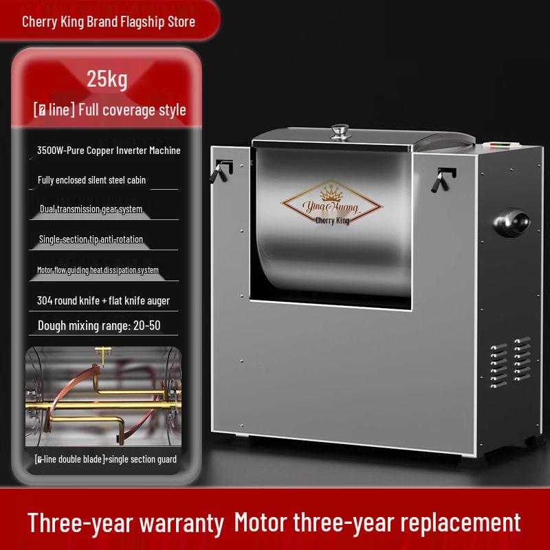 Автоматический тестомеситель из нержавеющей стали: Тестомесильная машина вместимостью 5-25 кг.