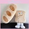 Cartoon Bread Plush Cushion With Embroidery For Living Room Accessories