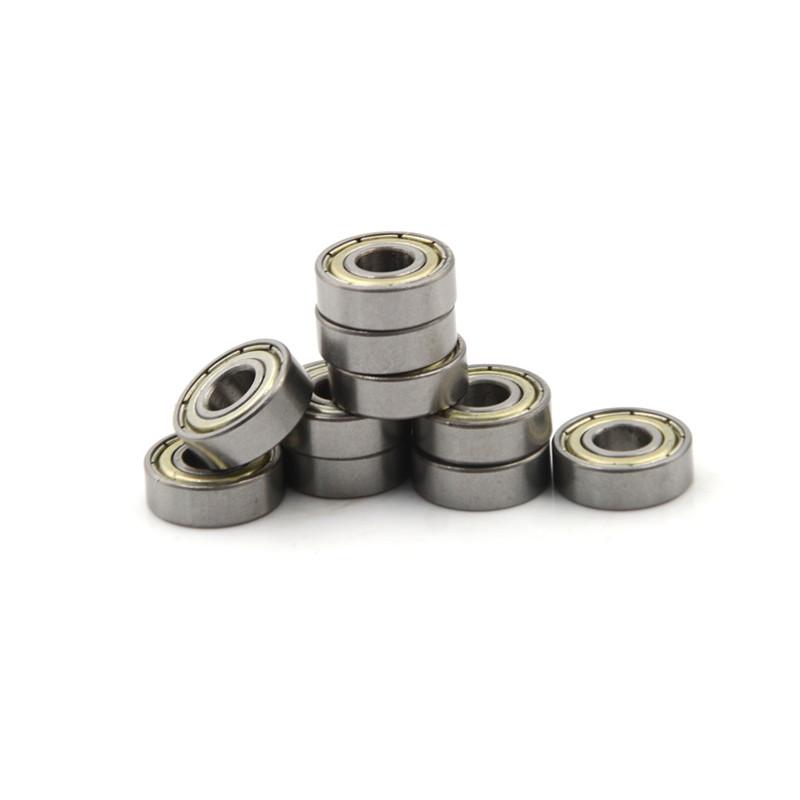 10Pcs 696Zz Deep Groove Miniature Ball Bearing 6X15X5Mm Metal Mini Bearing