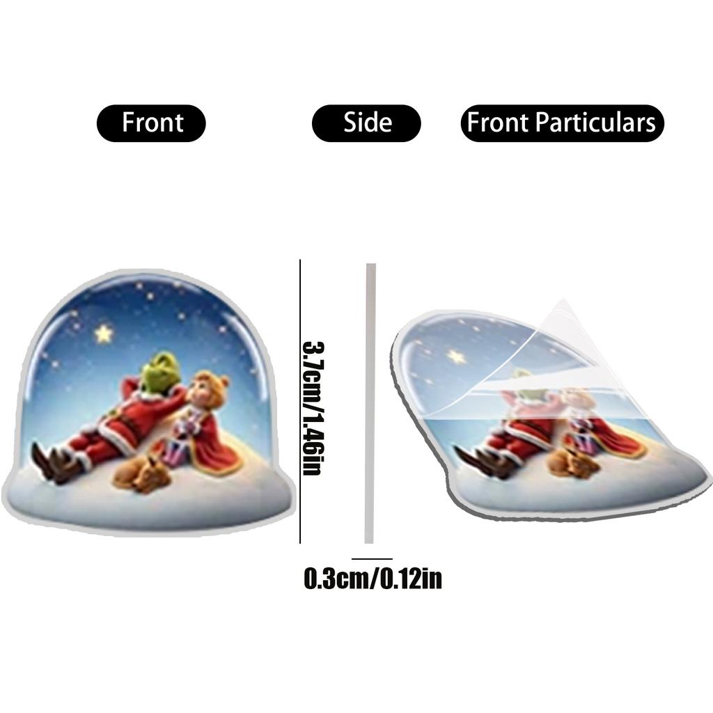 Календарь Адвента 2025, 24 дня Рождественский календарь обратного отсчета с 24 шт. украшений, Ежедневные сюрпризы для отдыха, 2D акриловые украшения Рождественский декор