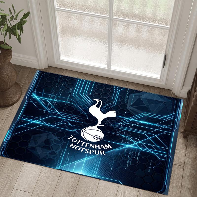 Дизайн Tottenham Hotspur Кристальный Велюровый Ковер Уютный Не?Нескользящий ковер с принтом для спальни, гостиной, прихожей