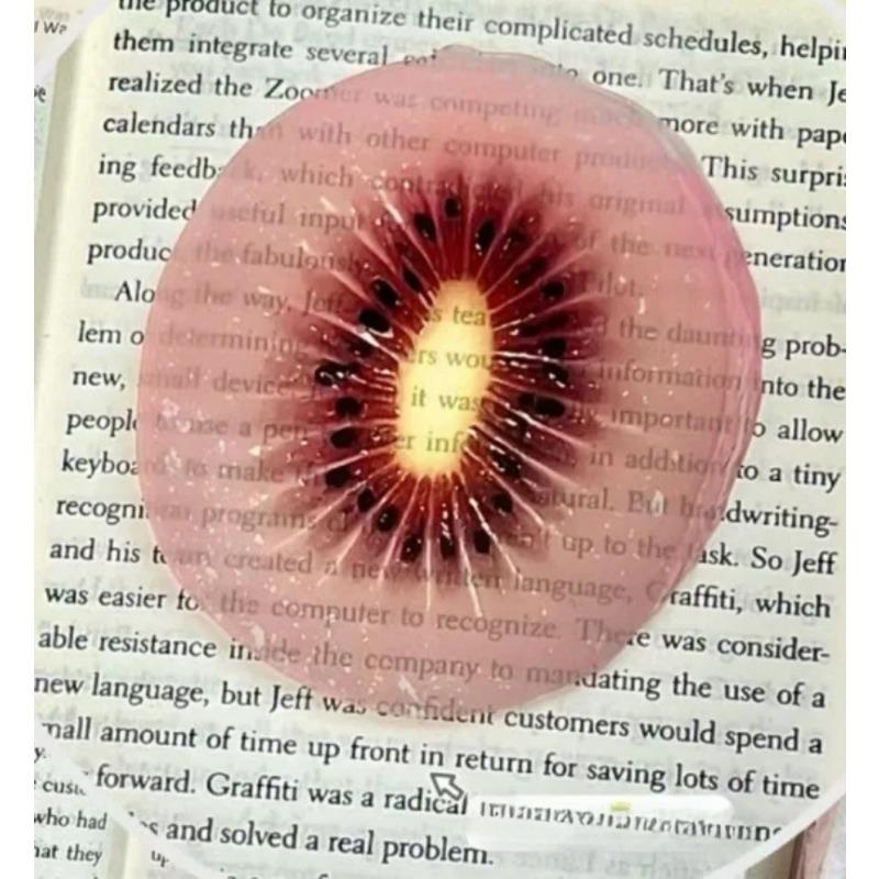 1 шт. Милая креативная дизайнерская закладка, акриловая прозрачная, серия фруктов, книжная вкладка, закладка INS Simplicity, студенческая канцелярия, подарок