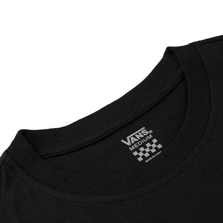 Vans Футболка с круглым вырезом и длинным рукавом с клубничным принтом, женские топы, черные VN0A5F6ABLK