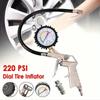 Car Tire Pressure Gun Pressure Gauge Used for Air Compressor Car Motorcycle SUV Inflation Pump Tire Repair Tool 0-220/0-16BarPs