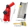 Multi-Angle Paint Brush Extension Handle Retractable Extension Pole Attachments Removable Wall Painting Rods for High Ceiling