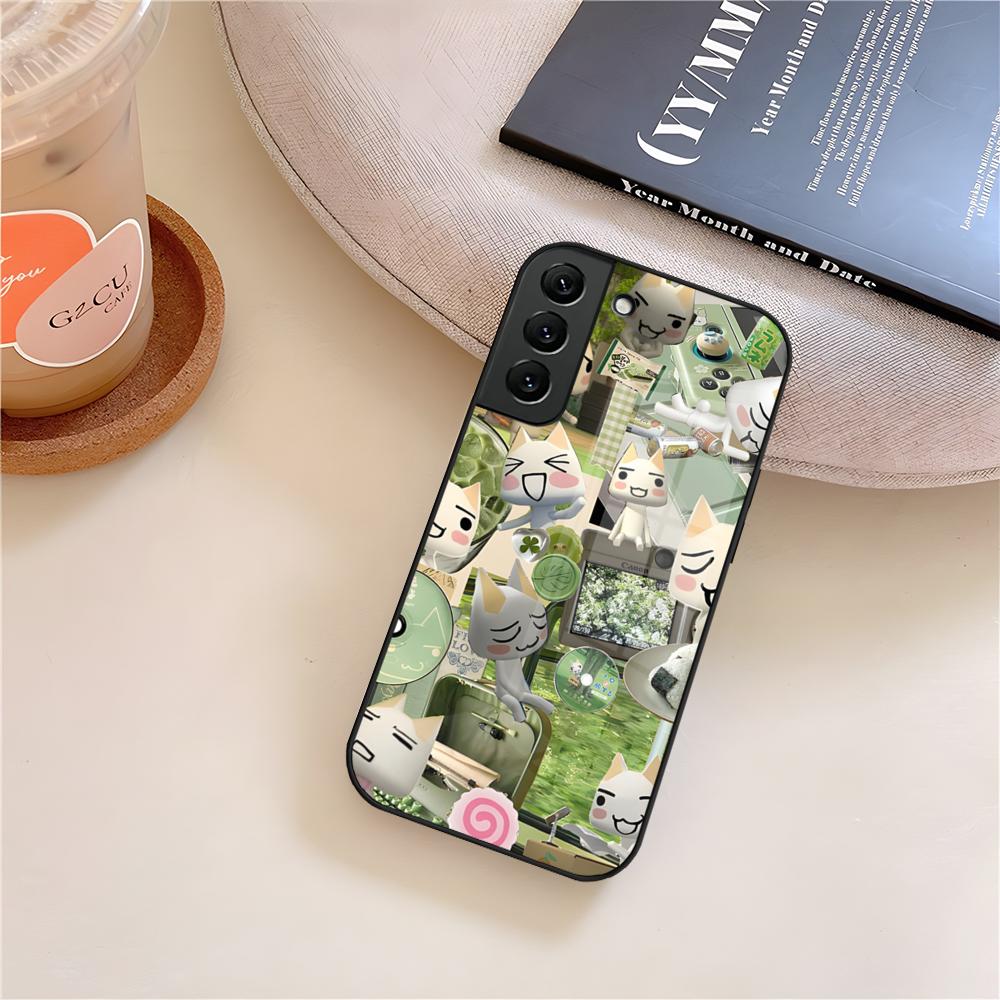 Мультяшный Иноуэ Торо Милый Чехол для Телефона Стекло Для Samsung Galaxy S25 S23 S24 S21 S22 S20 Ultra Fe Plus A15 A14 Чехол