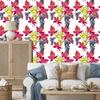 Wallpaper Fruits branches leaves and green for living room and bedroom 50x1000