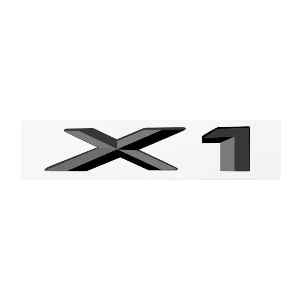 1Pc 3D ABS Chrome Letters X1 X3 X4 X5 Cars Rear Trunk Emblem Badge For X6 E71 F16 E72 G06 X1 X3 X4 X5 Stickers Lettering Accessories