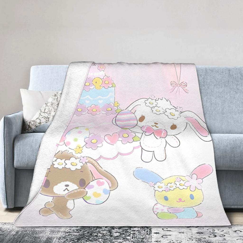 Cartoon Sugarbunnies Blanket  Fleece Awesome Soft Throw Blankets for Bedspread  Winter