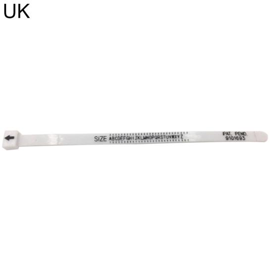 Стандартный размер кольца на палец в Великобритании/США, измерительная лента ручной работы, линейка, измерительный инструмент