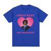 Футболка Rapper Chief Keef for President, мужская модная повседневная футболка с коротким рукавом, эстетические винтажные футболки большого размера, уличная одежда
