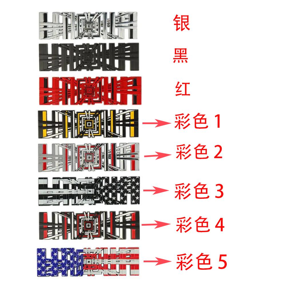 TDMC1 For Tesla Model 3 Y S X Roadster Cybertruck Car Style Plaid Logo Badge Sticker Trunk Emblem Decal Performance Letter Decoration