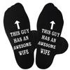 ‘Awesome Wife’ Funny Cotton Non-Slip Socks