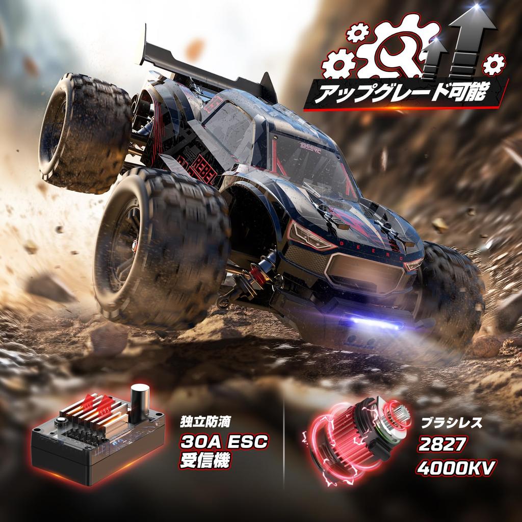 DEERC Radio Controlled Radio Controlled Car For Adults For Children Radio Controlled Car Remote Control Car RC Car Car Toy High Speed Radio Controlled