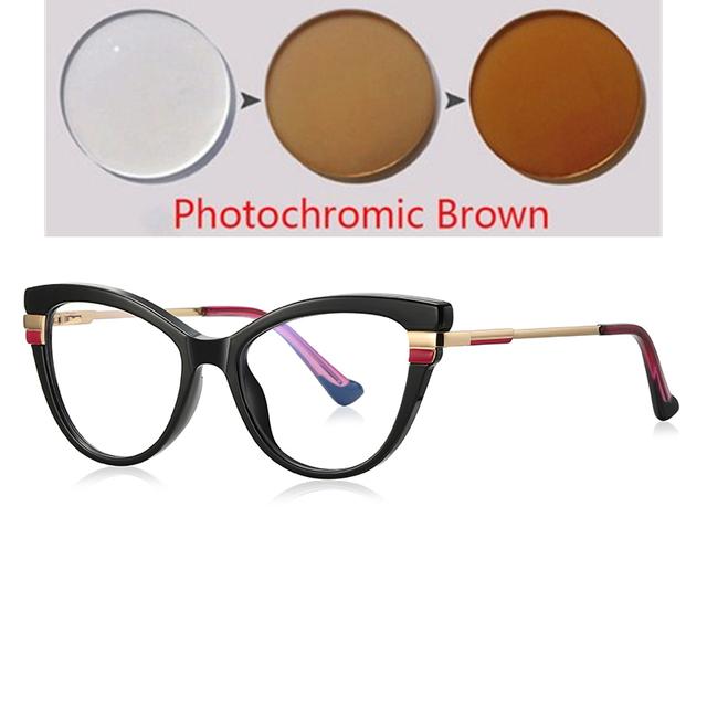 Очки для близорукости с фиолетовой оправой «кошачий глаз» для женщин, весенние шарниры, студенческие очки для близорукости от 0 до 0,5-0,75 до-6,0