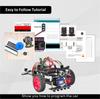 Стартовый комплект OSOYOO 2 Wheel Drive Smart Robot Car, совместимый с Arduino, проект UNO R3, комплект 2WD Smart Robot Car, открытый исходный код, образовательный робот, образовательный