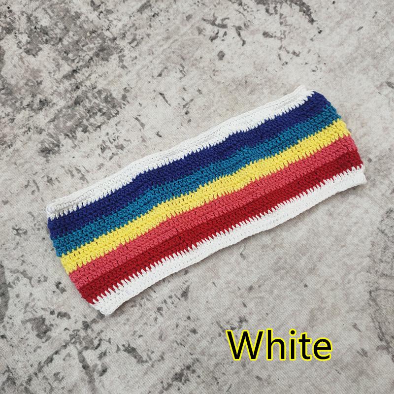 European & American Influencer Striped Handmade Crochet Bikini Set